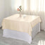 Polyester Square 54"x54" Tablecloth Beige - Wrinkle - Resistant & Durable Table Cover - Linen Luxes