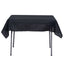 Polyester Square 54"x54" Tablecloth Black - Wrinkle - Resistant & Durable Table Cover for Events - Linen Luxes