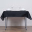 Polyester Square 54"x54" Tablecloth Black - Wrinkle - Resistant & Durable Table Cover for Events - Linen Luxes