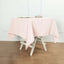 Polyester Square 54"x54" Tablecloth Blush - Wrinkle - Resistant & Durable Table Cover - Linen Luxes