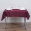 Polyester Square 54"x54" Tablecloth Burgundy - Wrinkle - Resistant & Durable Table Cover - Linen Luxes