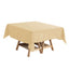 Polyester Square 54"x54" Tablecloth Champagne - Wrinkle - Resistant & Durable Table Cover - Linen Luxes