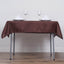 Polyester Square 54"x54" Tablecloth Chocolate - Wrinkle - Resistant & Durable Table Cover - Linen Luxes