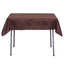 Polyester Square 54"x54" Tablecloth Chocolate - Wrinkle - Resistant & Durable Table Cover - Linen Luxes