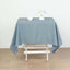 Polyester Square 54"x54" Tablecloth Dusty Blue - Wrinkle - Resistant & Durable Table Cover - Linen Luxes