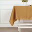 Polyester Square 54"x54" Tablecloth Gold - Wrinkle - Resistant & Durable Table Cover for Events - Linen Luxes