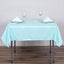 Polyester Square 54"x54" Tablecloth Light Blue - Wrinkle - Resistant & Durable Table Cover - Linen Luxes
