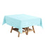 Polyester Square 54"x54" Tablecloth Light Blue - Wrinkle - Resistant & Durable Table Cover - Linen Luxes