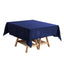 Polyester Square 54"x54" Tablecloth Navy Blue - Wrinkle - Resistant & Durable Table Cover - Linen Luxes