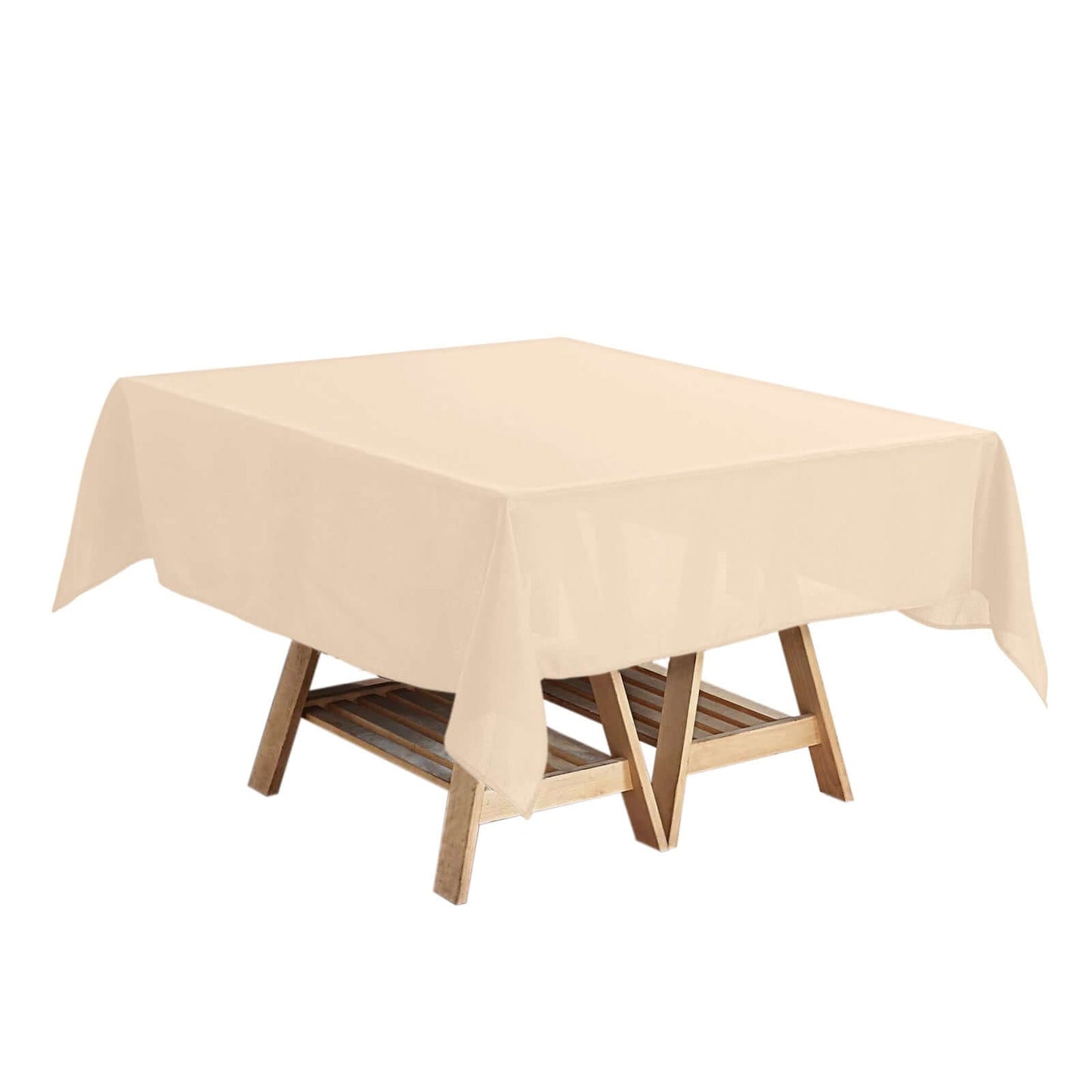 Polyester Square 54"x54" Tablecloth Nude - Wrinkle-Resistant & Durable Table Cover
