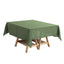 Polyester Square 54"x54" Tablecloth Olive Green - Wrinkle - Resistant & Durable Table Cover - Linen Luxes