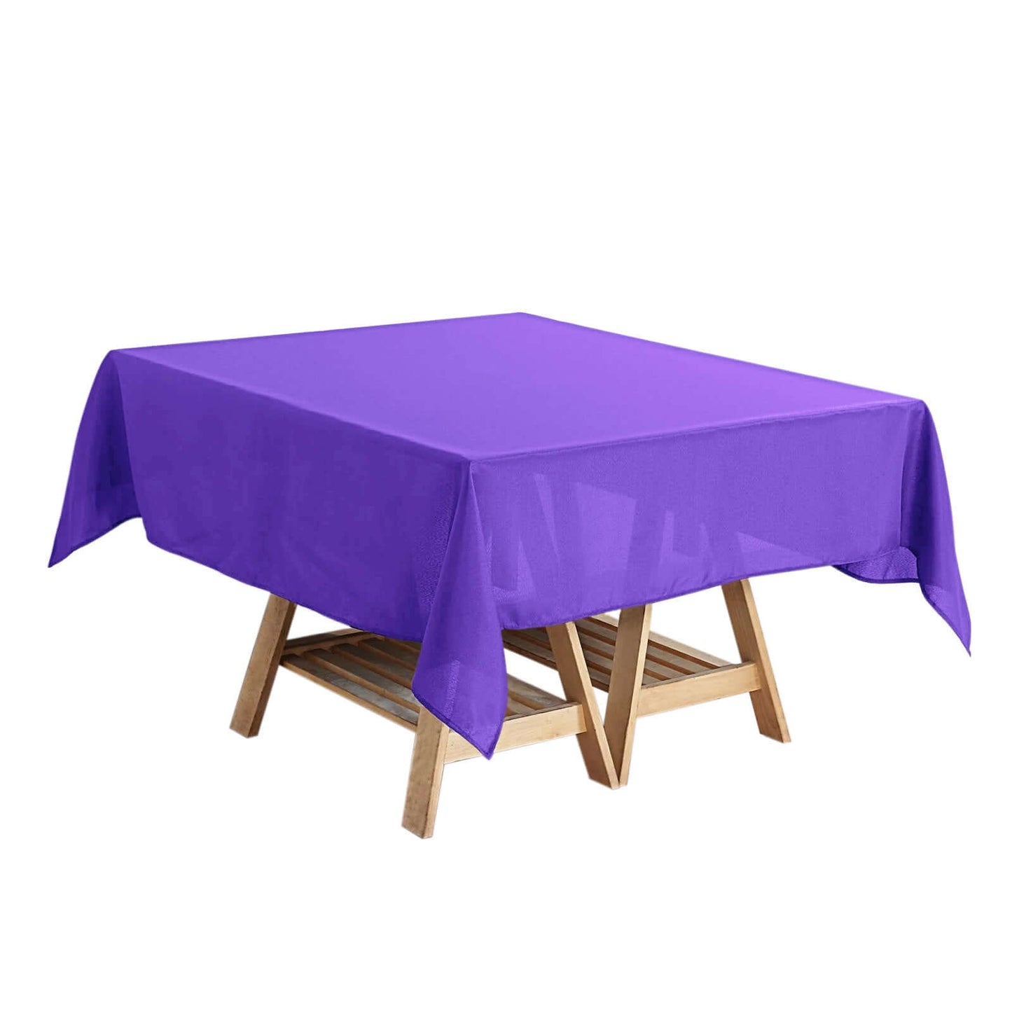 Polyester Square 54"x54" Tablecloth Purple - Wrinkle - Resistant & Durable Table Cover - Linen Luxes
