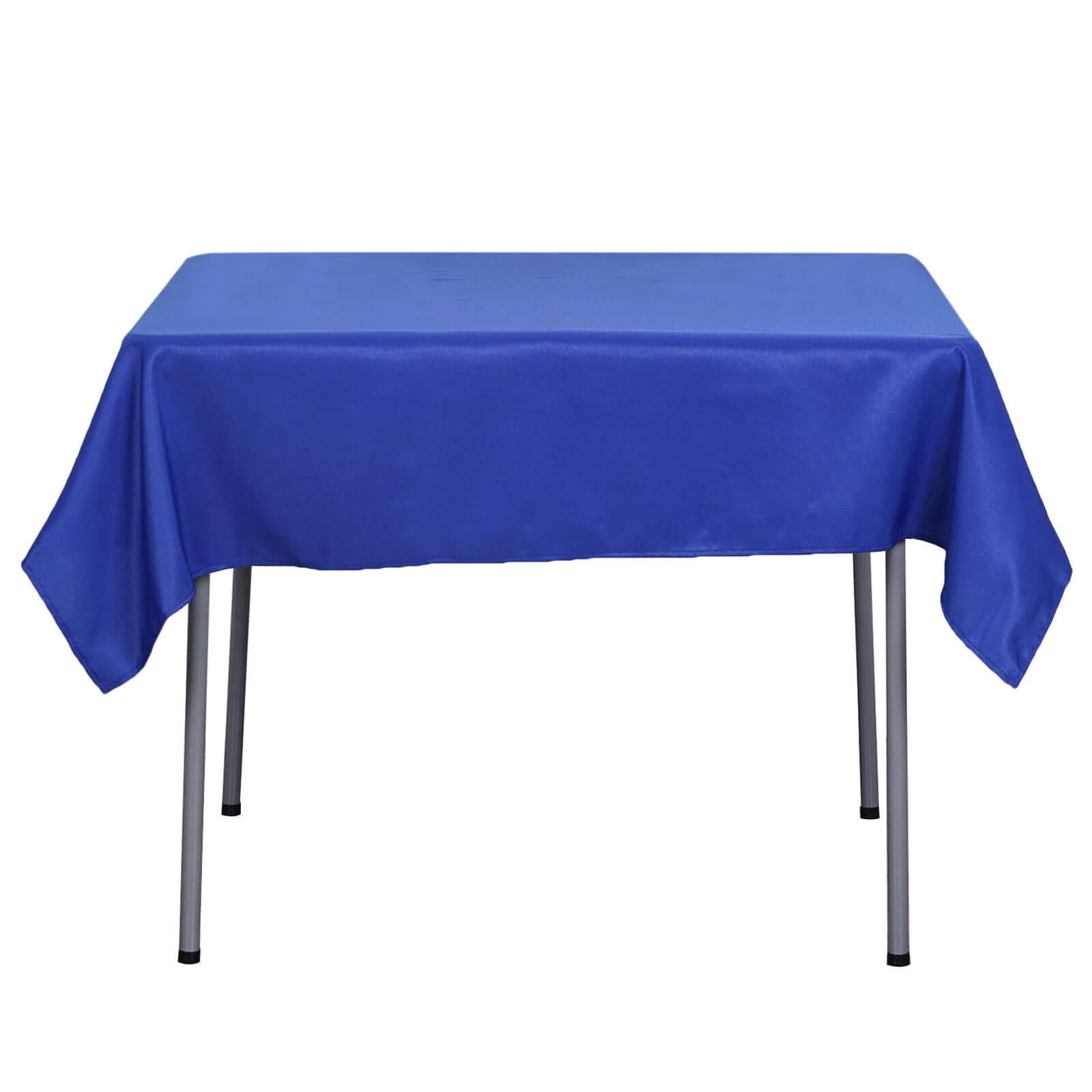 Polyester Square 54"x54" Tablecloth Royal Blue - Wrinkle - Resistant & Durable Table Cover - Linen Luxes