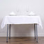 Polyester Square 54"x54" Tablecloth White - Wrinkle - Resistant & Durable Table Cover for Events - Linen Luxes
