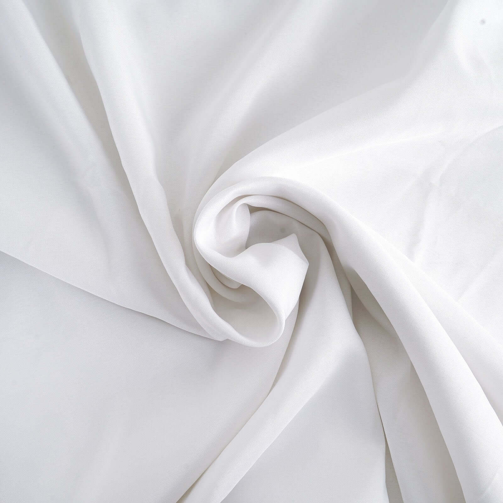 Polyester Square 54"x54" Tablecloth White - Wrinkle - Resistant & Durable Table Cover for Events - Linen Luxes