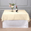 Polyester Square 70"x70" Tablecloth Beige - Wrinkle - Resistant & Durable Table Cover - Linen Luxes