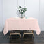 Polyester Square 70"x70" Tablecloth Blush - Wrinkle - Resistant & Durable Table Cover - Linen Luxes