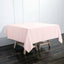 Polyester Square 70"x70" Tablecloth Blush - Wrinkle - Resistant & Durable Table Cover - Linen Luxes