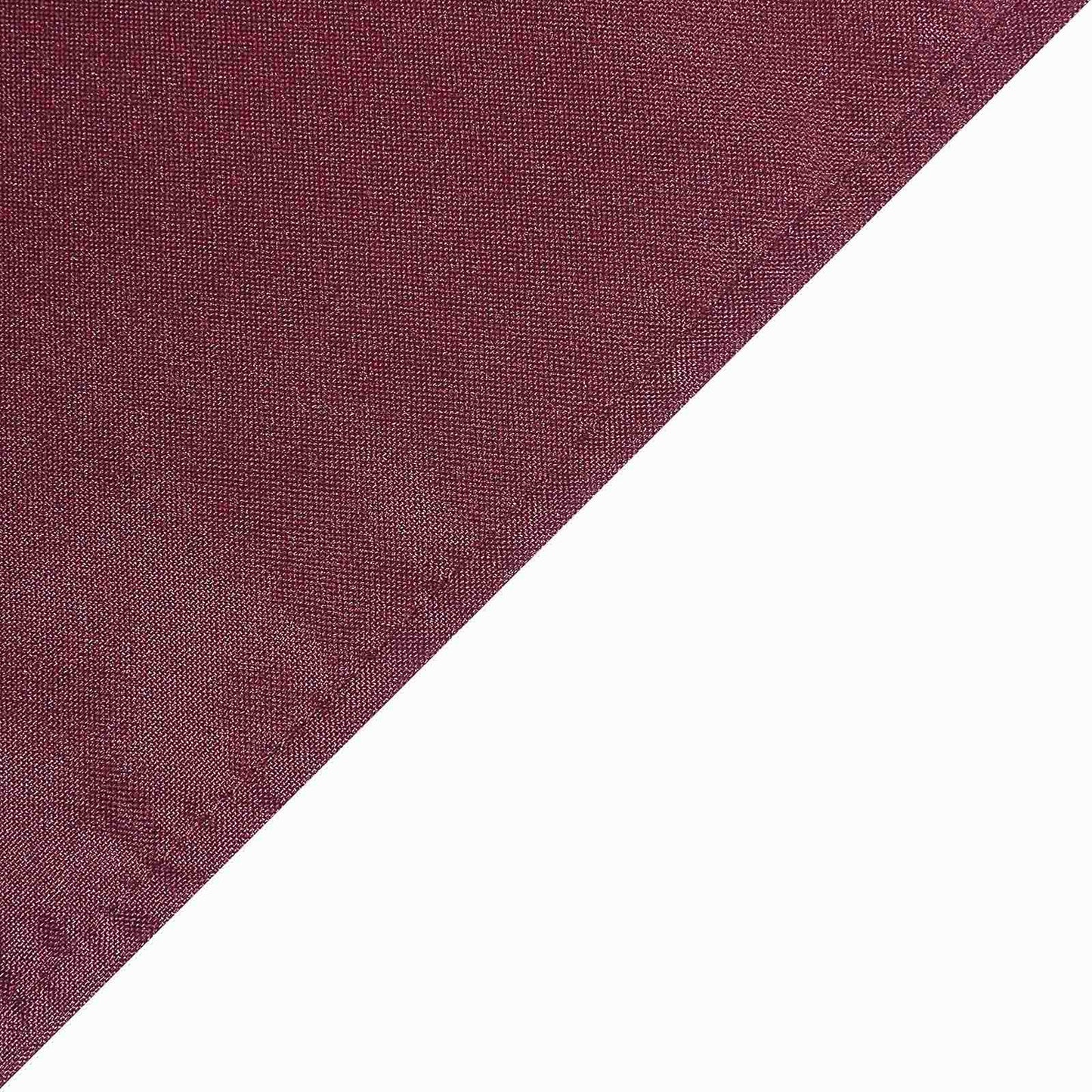 Polyester Square 70"x70" Tablecloth Burgundy - Wrinkle - Resistant & Durable Table Cover - Linen Luxes