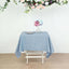 Polyester Square 70"x70" Tablecloth Dusty Blue - Wrinkle - Resistant & Durable Table Cover - Linen Luxes