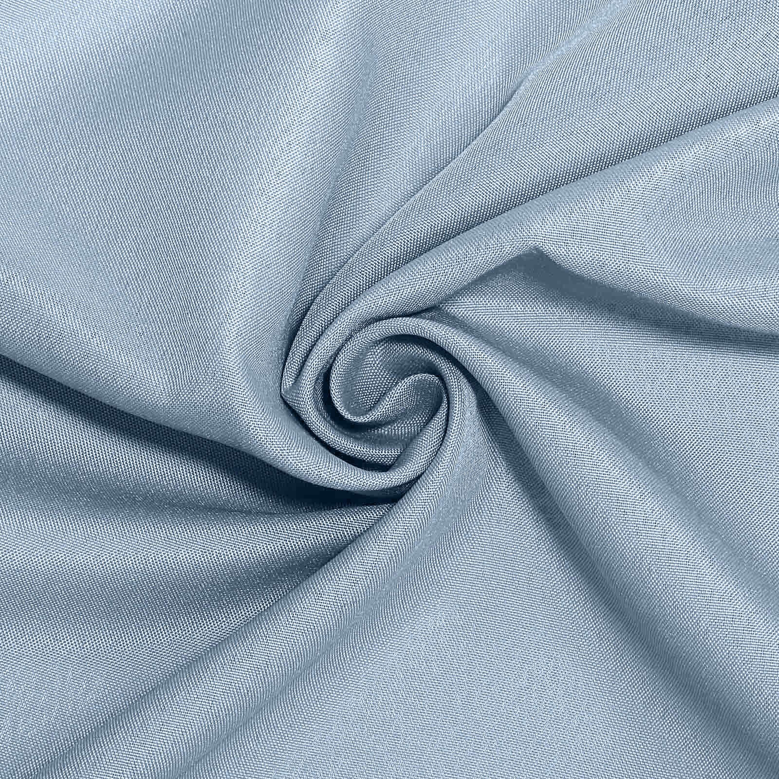 Polyester Square 70"x70" Tablecloth Dusty Blue - Wrinkle - Resistant & Durable Table Cover - Linen Luxes