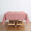 Polyester Square 70"x70" Tablecloth Dusty Rose - Wrinkle - Resistant & Durable Table Cover - Linen Luxes