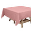 Polyester Square 70"x70" Tablecloth Dusty Rose - Wrinkle - Resistant & Durable Table Cover - Linen Luxes