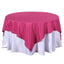 Polyester Square 70"x70" Tablecloth Fuchsia - Wrinkle - Resistant & Durable Table Cover - Linen Luxes