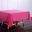 Polyester Square 70"x70" Tablecloth Fuchsia - Wrinkle - Resistant & Durable Table Cover - Linen Luxes