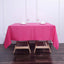 Polyester Square 70"x70" Tablecloth Fuchsia - Wrinkle - Resistant & Durable Table Cover - Linen Luxes