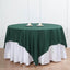 Polyester Square 70"x70" Tablecloth Hunter Emerald Green - Wrinkle - Resistant & Durable Table Cover - Linen Luxes
