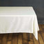 Polyester Square 70"x70" Tablecloth Ivory - Wrinkle - Resistant & Durable Table Cover - Linen Luxes