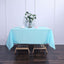 Polyester Square 70"x70" Tablecloth Light Blue - Wrinkle - Resistant & Durable Table Cover - Linen Luxes