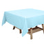 Polyester Square 70"x70" Tablecloth Light Blue - Wrinkle - Resistant & Durable Table Cover - Linen Luxes