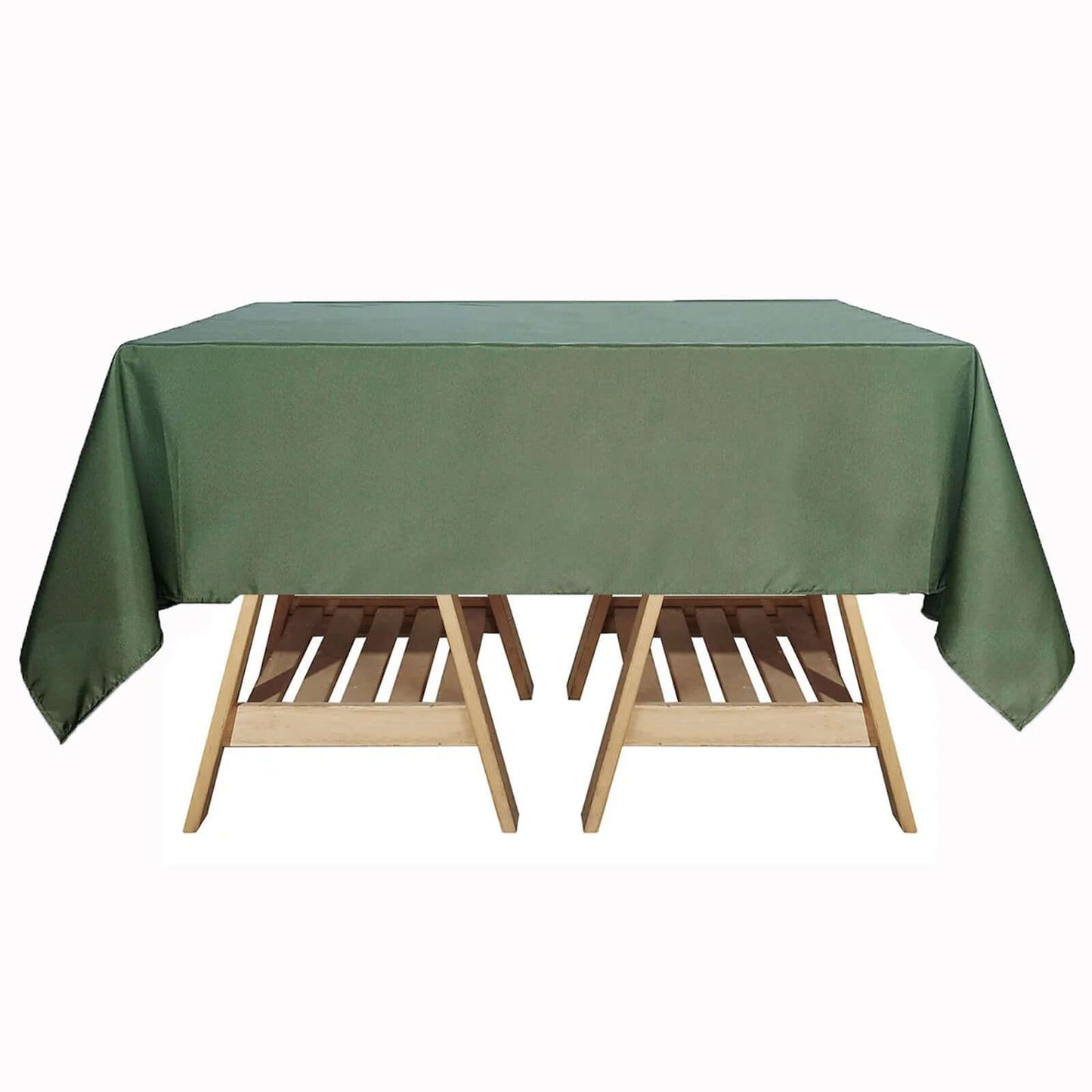 Polyester Square 70"x70" Tablecloth Olive Green - Wrinkle - Resistant & Durable Table Cover - Linen Luxes