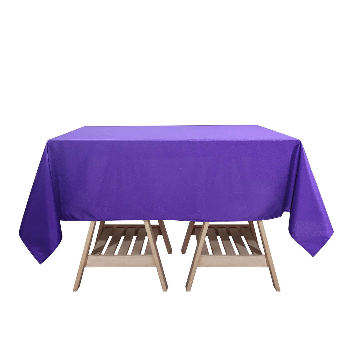Polyester Square 70"x70" Tablecloth Purple - Wrinkle - Resistant & Durable Table Cover - Linen Luxes