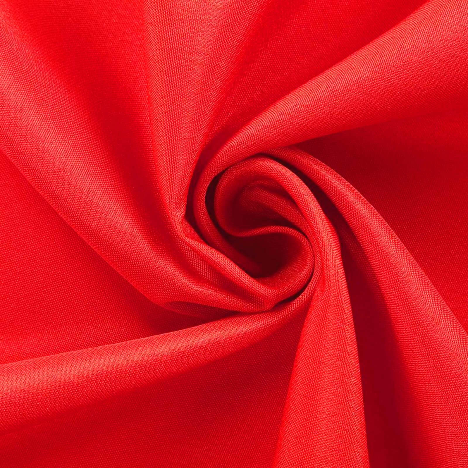 Polyester Square 70"x70" Tablecloth Red - Wrinkle - Resistant & Durable Table Cover - Linen Luxes
