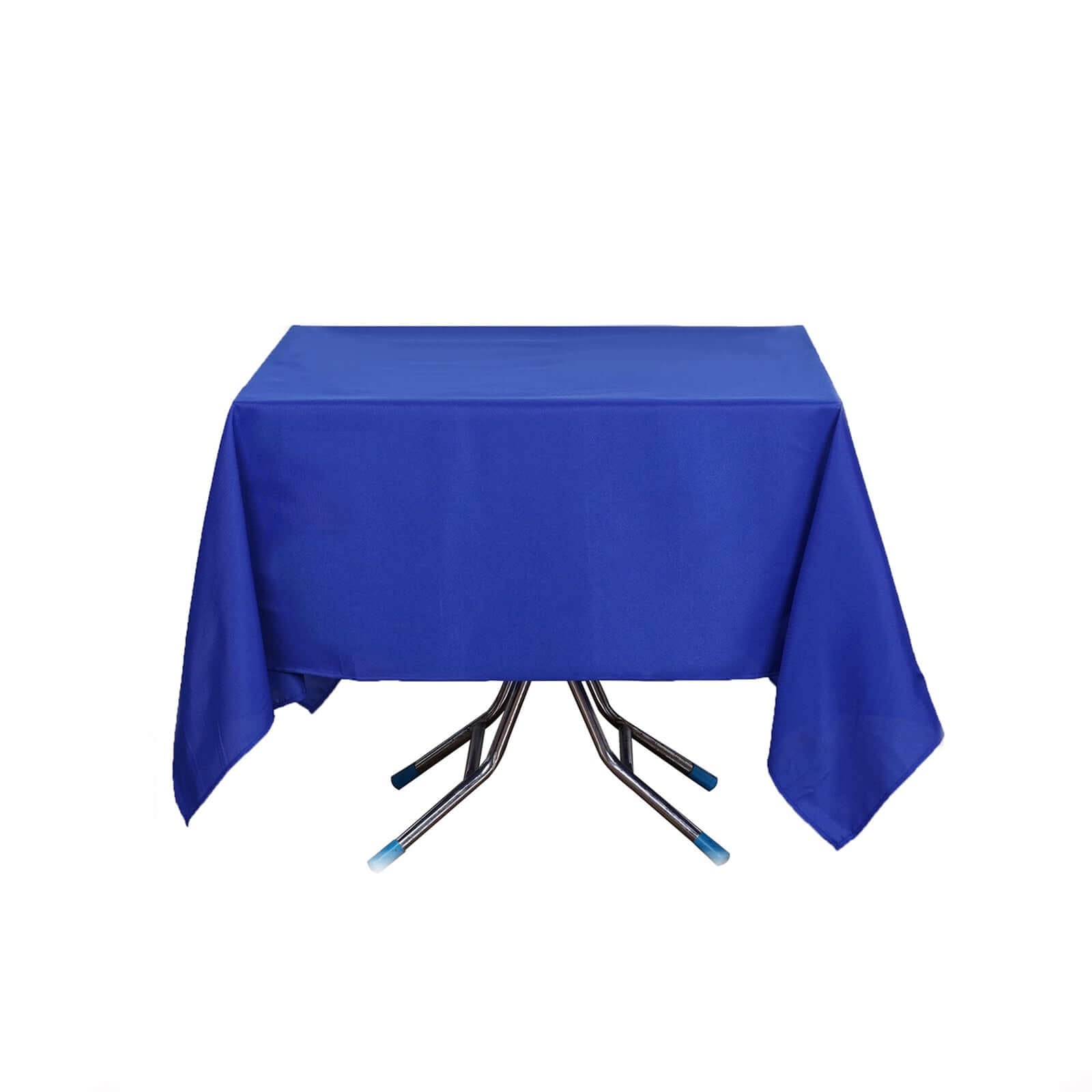 Polyester Square 70"x70" Tablecloth Royal Blue - Wrinkle - Resistant & Durable Table Cover - Linen Luxes