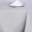 Polyester Square 70"x70" Tablecloth Silver - Wrinkle - Resistant & Durable Table Cover - Linen Luxes