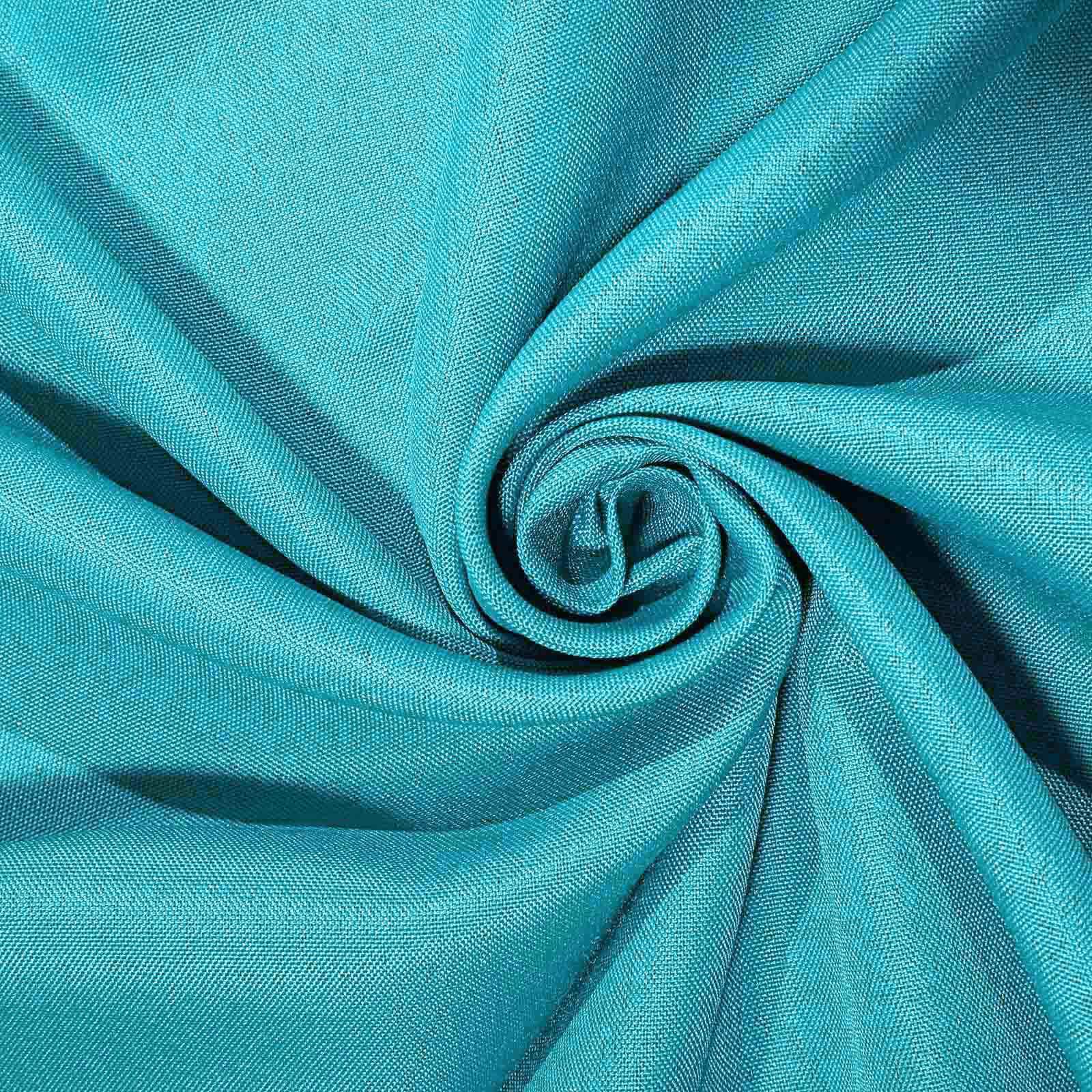 Polyester Square 70"x70" Tablecloth Turquoise - Wrinkle - Resistant & Durable Table Cover - Linen Luxes