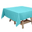 Polyester Square 70"x70" Tablecloth Turquoise - Wrinkle - Resistant & Durable Table Cover - Linen Luxes