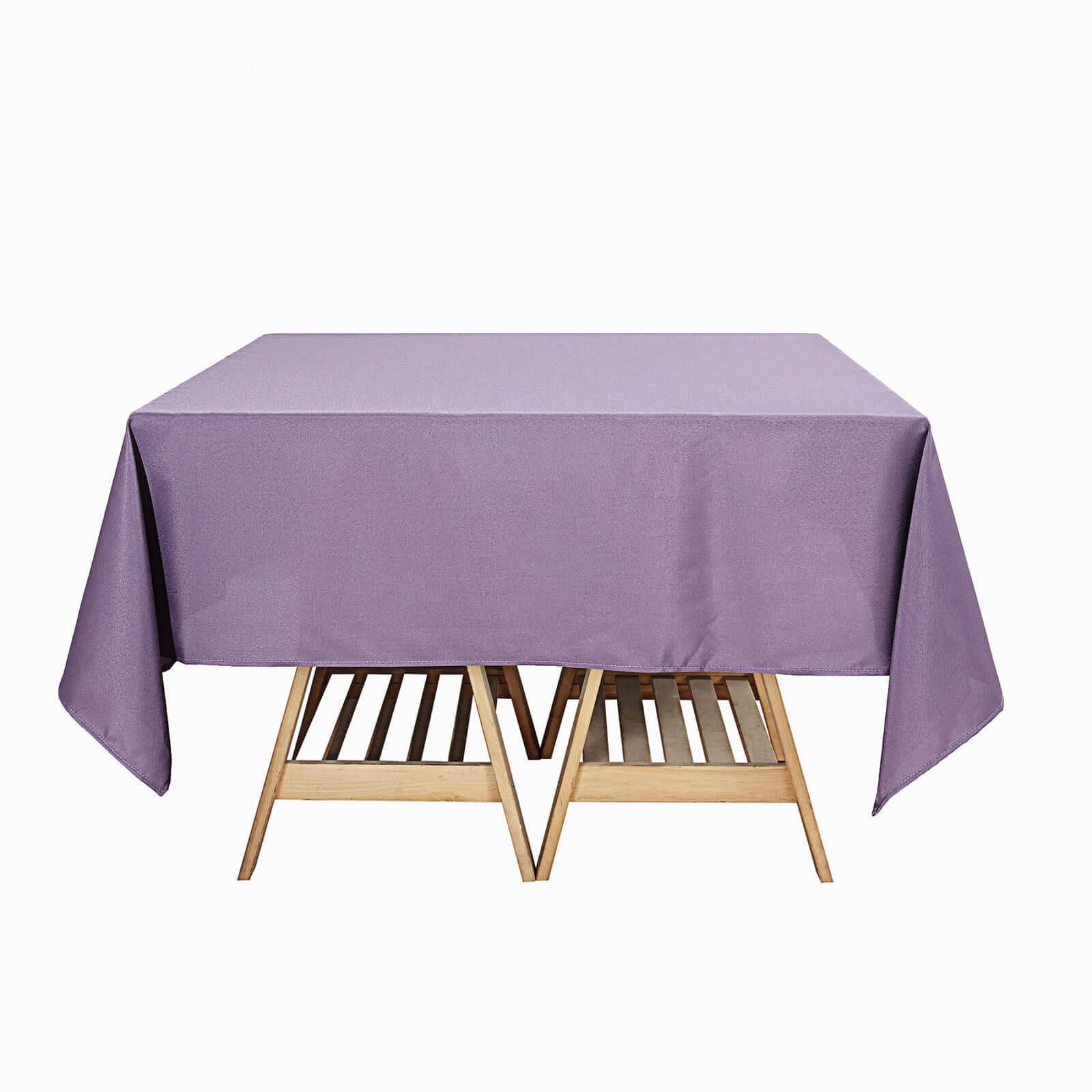 Polyester Square 70"x70" Tablecloth Violet Amethyst - Wrinkle - Resistant & Durable Table Cover - Linen Luxes