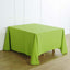 Polyester Square 90"x90" Tablecloth Apple Green - Wrinkle - Resistant & Durable Table Cover - Linen Luxes