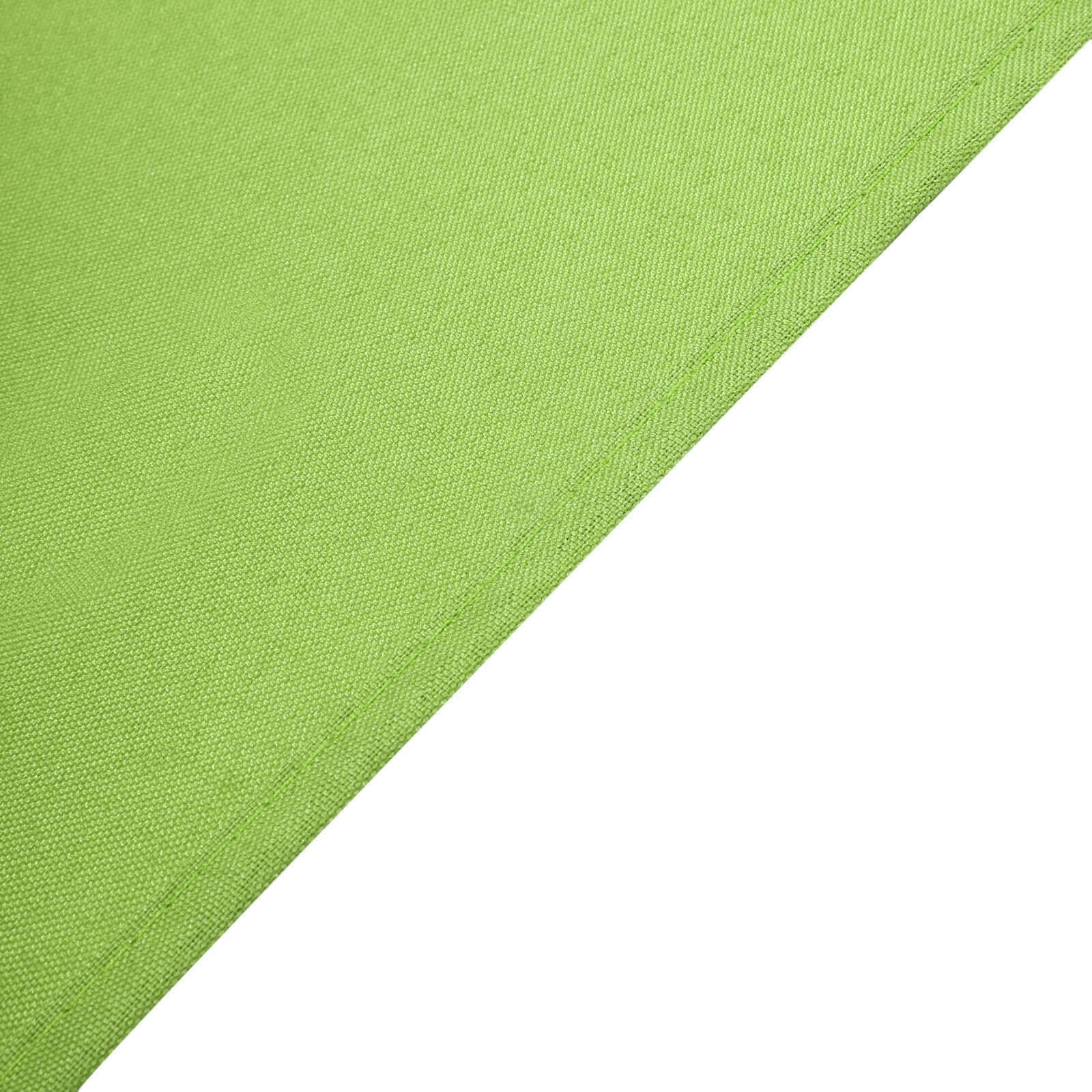 Polyester Square 90"x90" Tablecloth Apple Green - Wrinkle - Resistant & Durable Table Cover - Linen Luxes