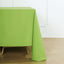 Polyester Square 90"x90" Tablecloth Apple Green - Wrinkle - Resistant & Durable Table Cover - Linen Luxes