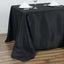 Polyester Square 90"x90" Tablecloth Black - Wrinkle - Resistant & Durable Table Cover for Events - Linen Luxes