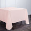 Polyester Square 90"x90" Tablecloth Blush - Wrinkle - Resistant & Durable Table Cover - Linen Luxes