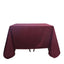 Polyester Square 90"x90" Tablecloth Burgundy - Wrinkle - Resistant & Durable Table Cover - Linen Luxes