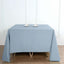 Polyester Square 90"x90" Tablecloth Dusty Blue - Wrinkle - Resistant & Durable Table Cover - Linen Luxes