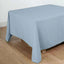 Polyester Square 90"x90" Tablecloth Dusty Blue - Wrinkle - Resistant & Durable Table Cover - Linen Luxes